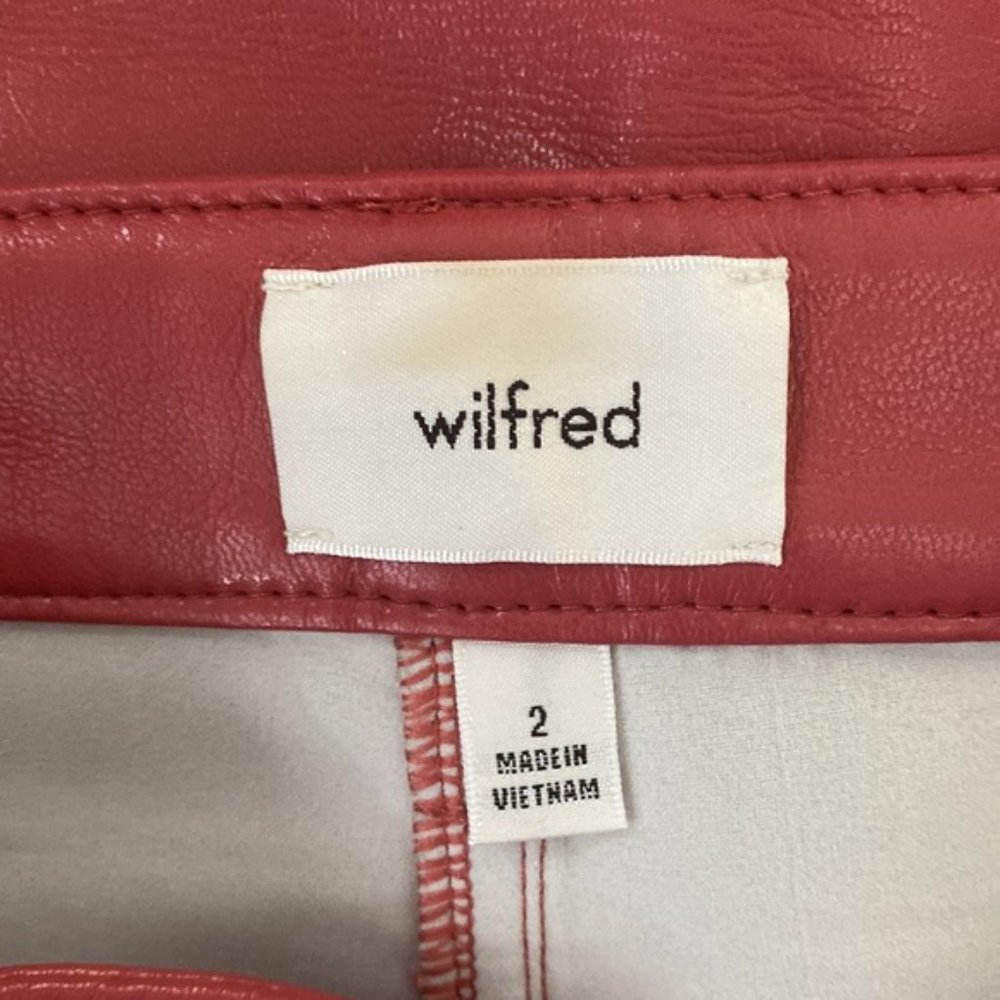 ❗️SOLD❗️Aritzia Wilfred Melina Faux Leather Pants Size 2 - Picture 5 of 7